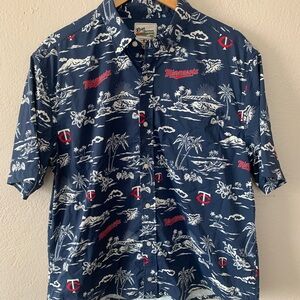 Reyn Spooner Minnesota Twins Hawaiin  Shirt